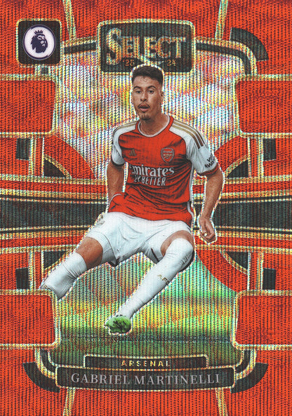 2023 Panini Select FIFA Red Wave /149 Gabriel Martinelli #7 Arsenal