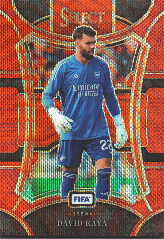 2023 Panini Select FIFA Red Wave /149 David Raya #103 Arsenal