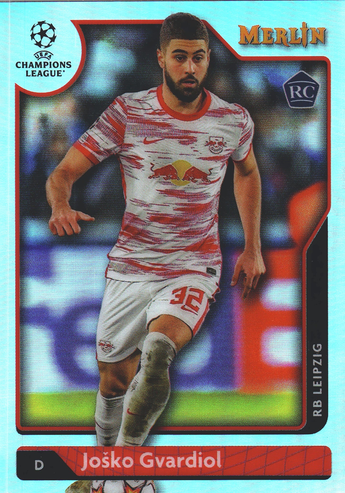 2021 Topps Merlin UCC Refractor Josko Gvardiol #81 RB Leipzig