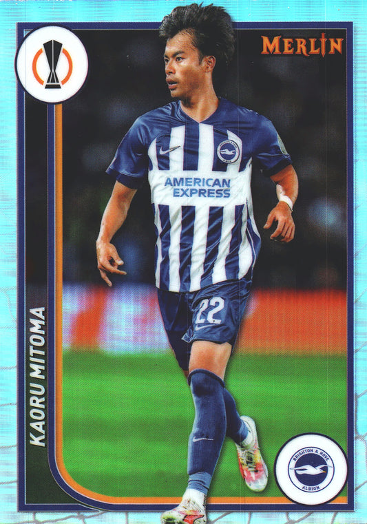 2023 Topps Merlin UCC Refractor Kaoru Mitoma #29 Brighton