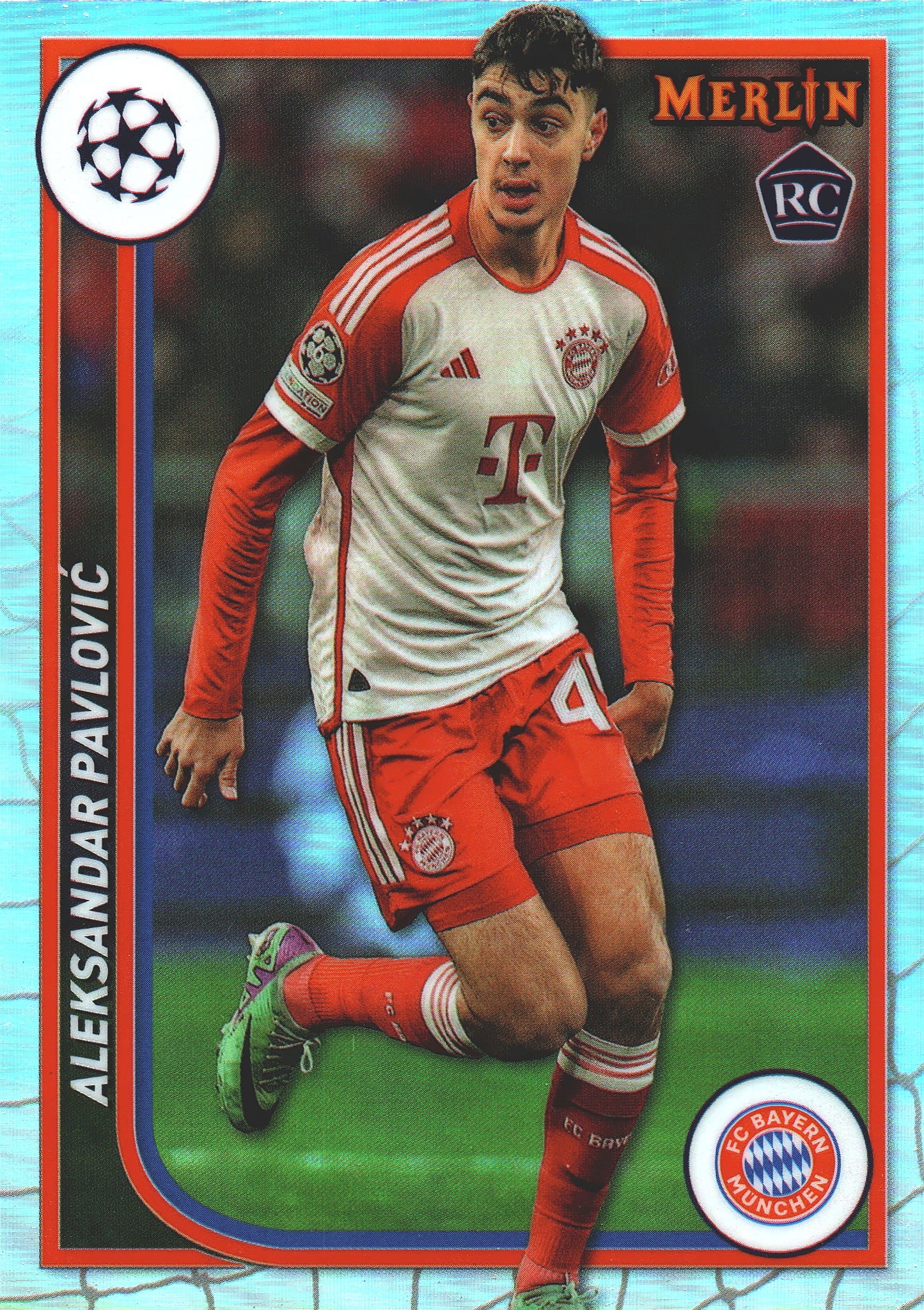 2023 Topps Merlin UCC Alexandar Pavlovic RC #42 Bayern Munich