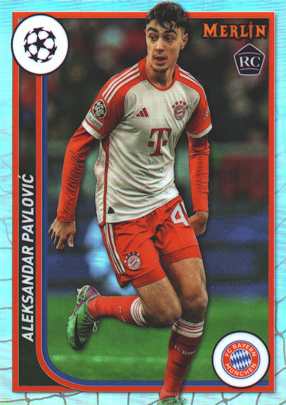 2023 Topps Merlin UCC Alexandar Pavlovic RC #42 Bayern Munich