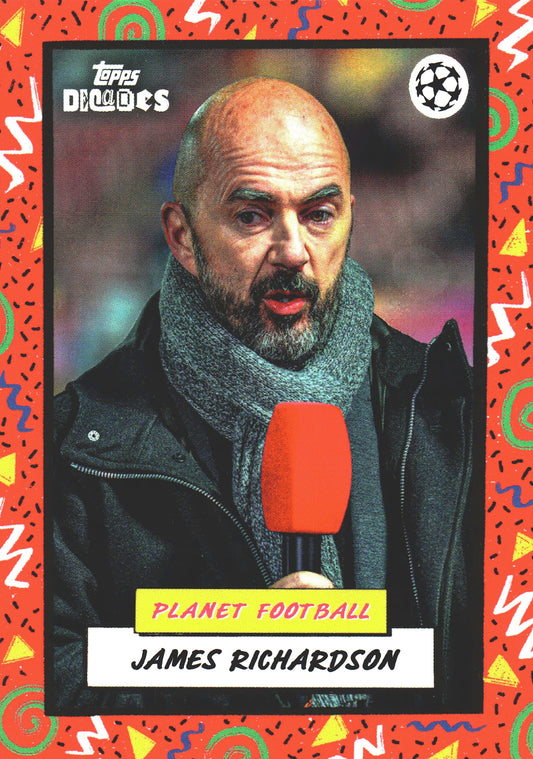 2024 Topps Decades 1990's James Richardson TV presenter