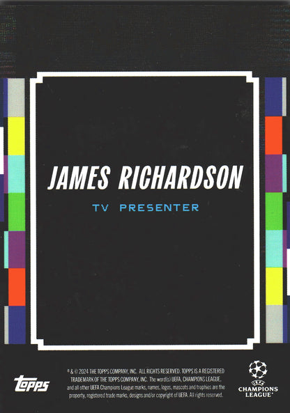 2024 Topps Decades 1990's James Richardson TV presenter