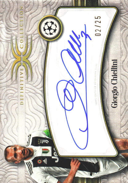 2024 Topps Definitive Giorgio Chiellini #LA-GC Juventus