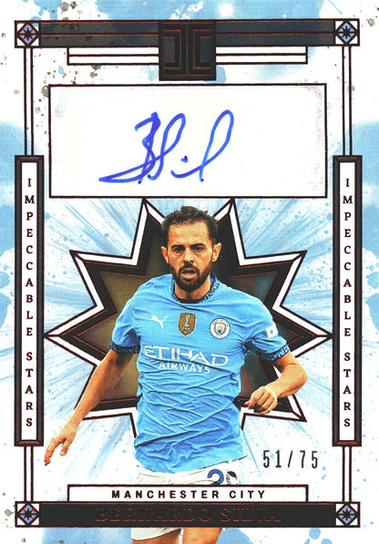 2024 Panini Impeccable Bernardo Silva /75 #IS-BS Manchester City