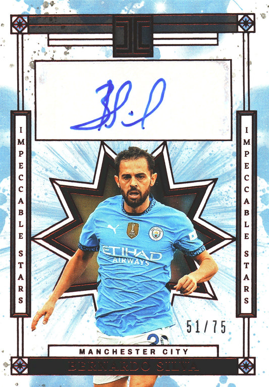 2024 Panini Impeccable Bernardo Silva /75 #IS-BS Manchester City