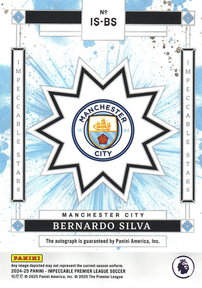 2024 Panini Impeccable Bernardo Silva /75 #IS-BS Manchester City