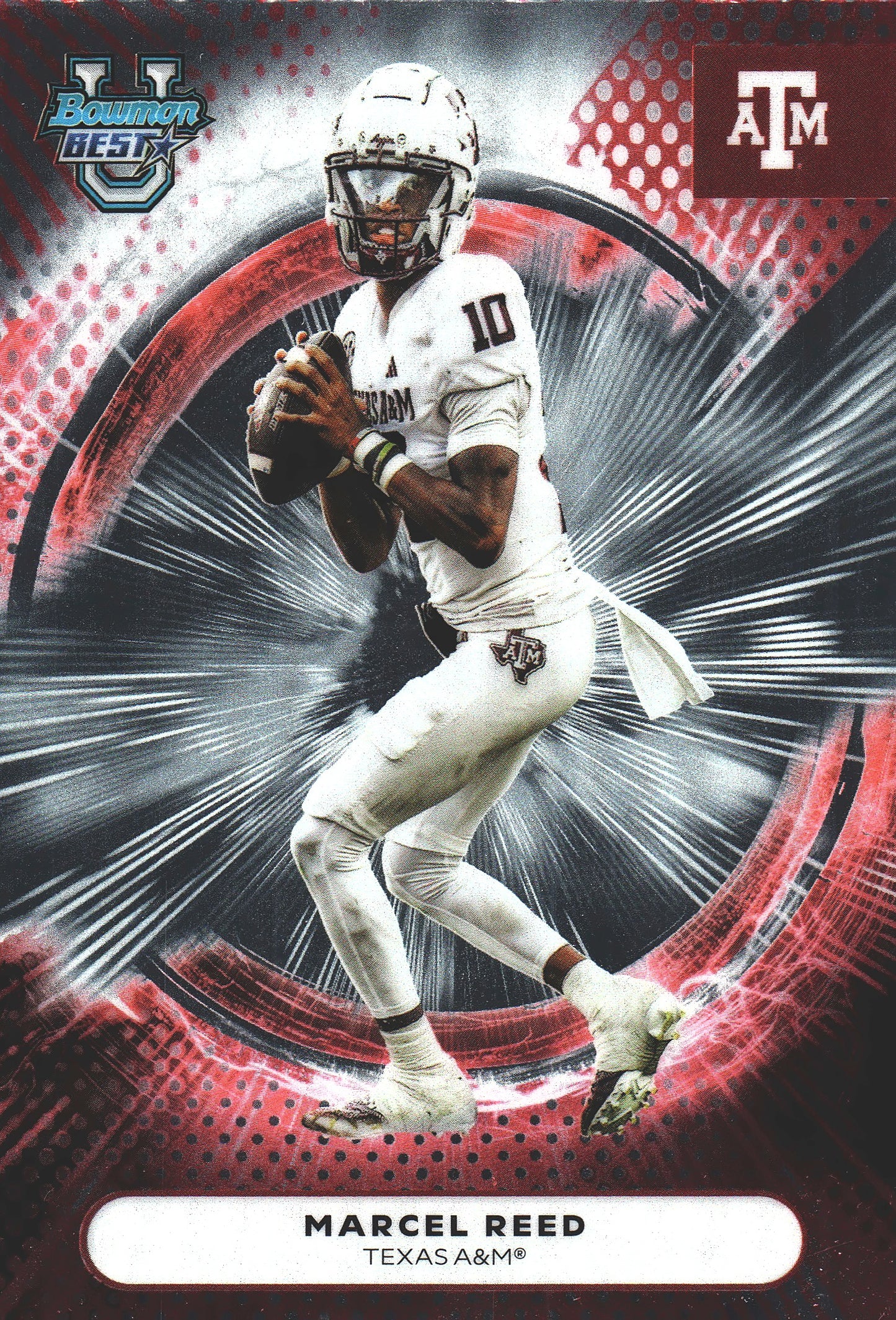 2025 Topps Bowman Best U Marcel Reed #2 Texas A&M Aggies