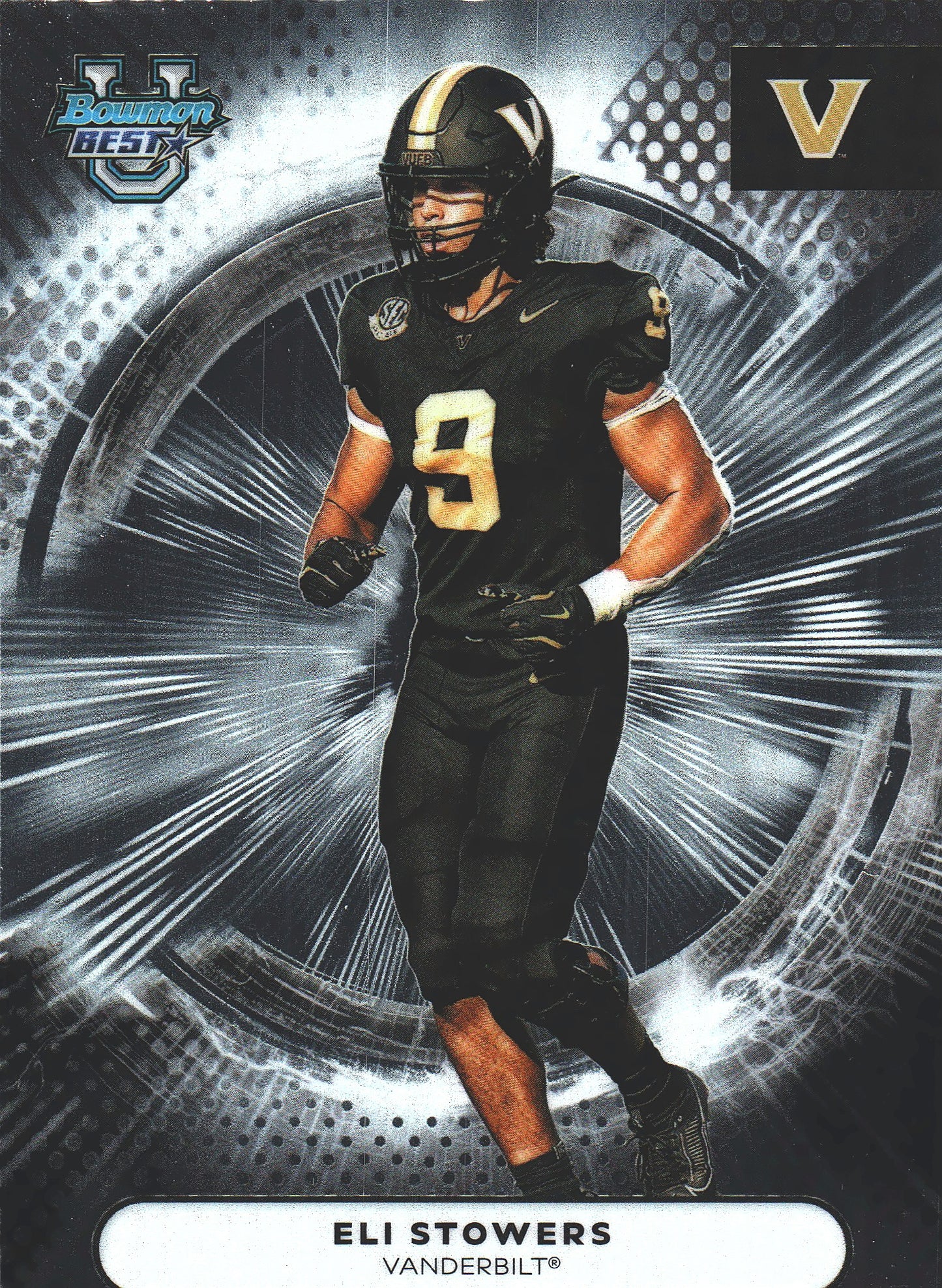 2025 Topps Bowman Best U Eli Stowers #69 Vanderbilt Commodores