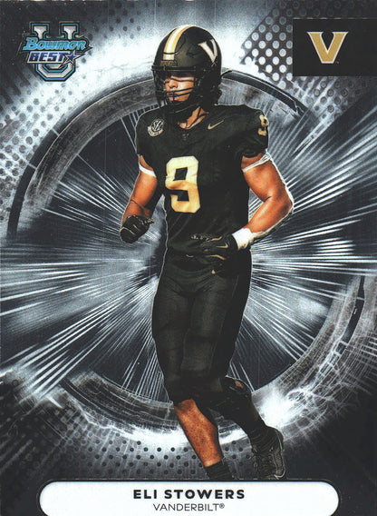 2025 Topps Bowman Best U Eli Stowers #69 Vanderbilt Commodores