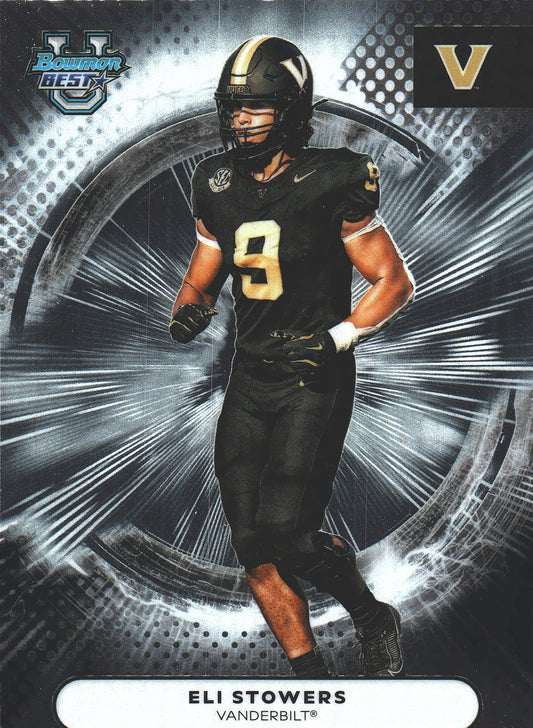 2025 Topps Bowman Best U Eli Stowers #69 Vanderbilt Commodores