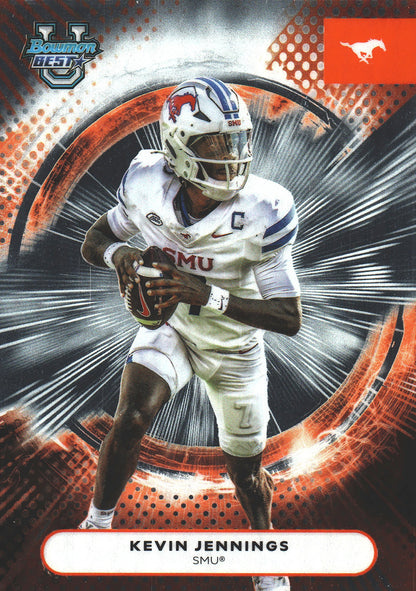 2025 Topps Bowman Best U Kevin Jennings #73 SMU Mustangs