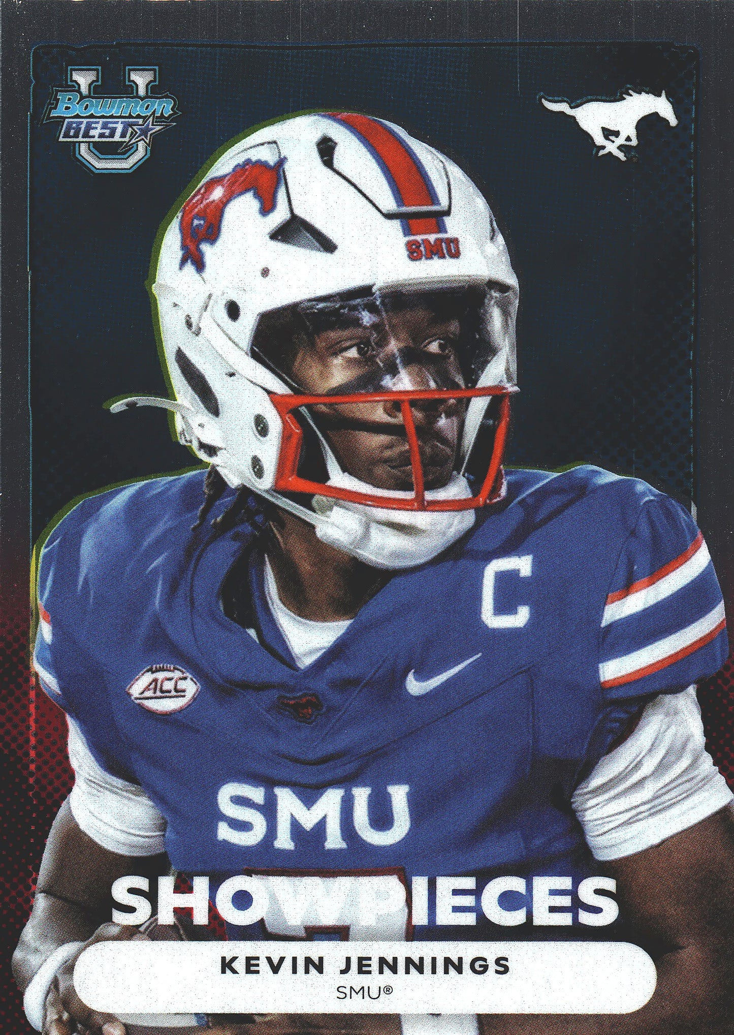 2025 Topps Bowman Best U Showpieces Kevin Jennings #BS-18 SMU Mustangs