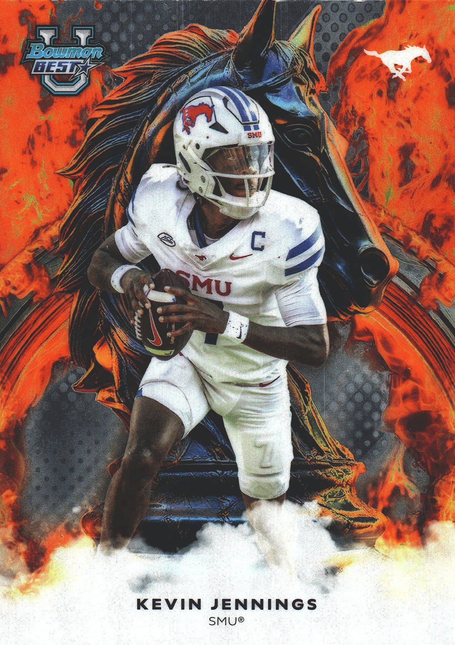2025 Topps Bowman Best U Workhorse Kevin Jennings #W-18 SMU Mustangs