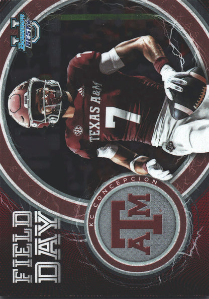 2025 Topps Bowman Best U Field Day KC Concepcion #FD-14 Texas A&M Aggies