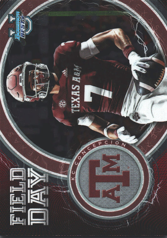 2025 Topps Bowman Best U Field Day KC Concepcion #FD-14 Texas A&M Aggies