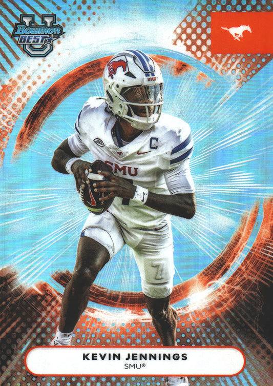 2025 Topps Bowman Best U Refractor Kevin Jennings #73 SMU Mustangs