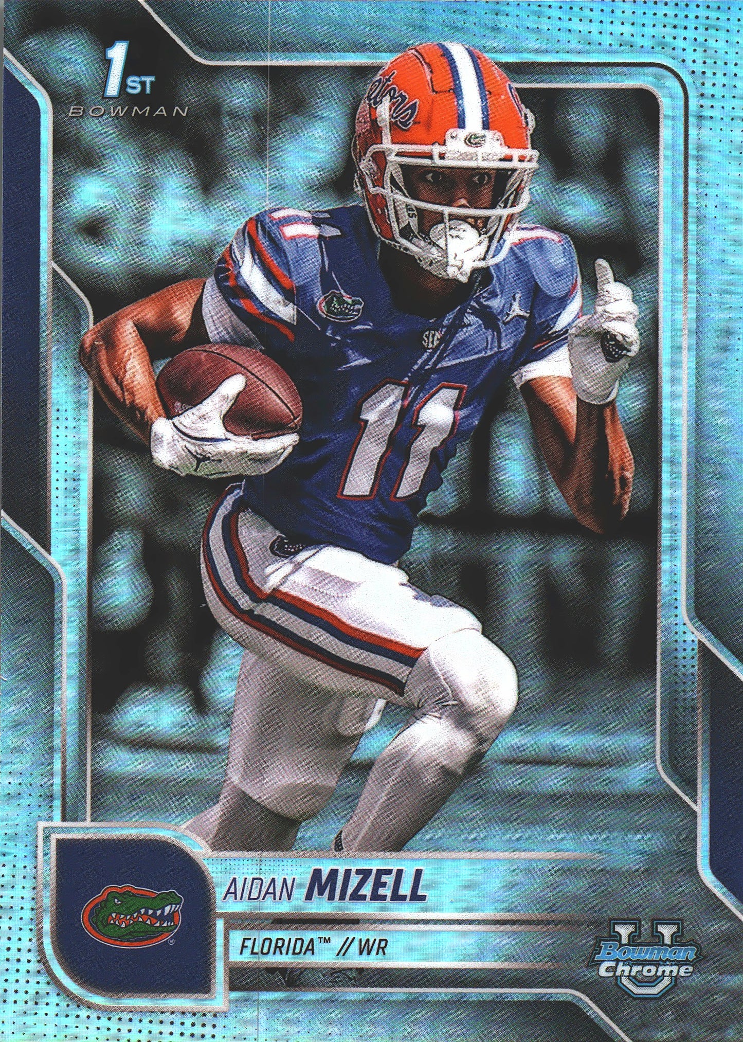 2025 Topps Bowman U Chrome Refractor Aidan Mizell 1st #90 Florida Gators