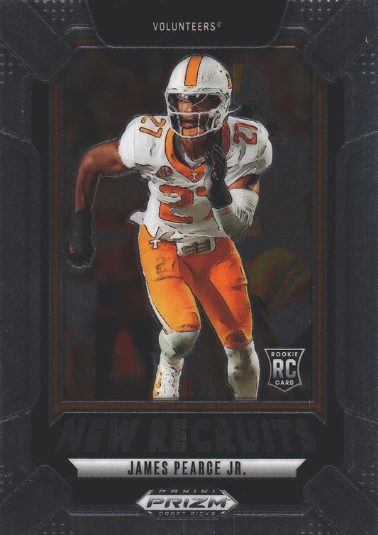 2025 Panini Prizm Draft Picks New Recruits James Pearce Jr. #20 Tennessee Volunteers