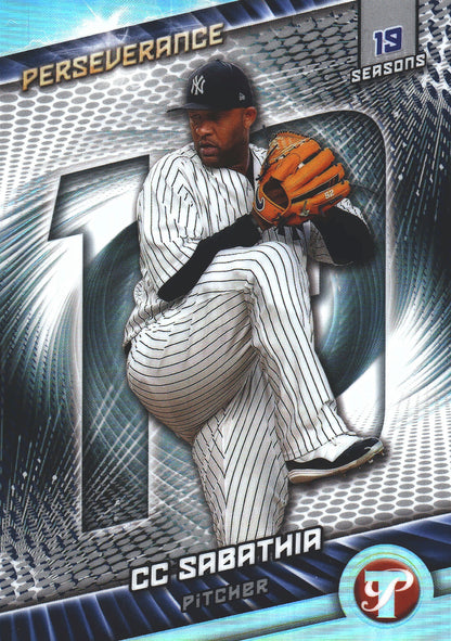 2025 Topps Pristine Perseverance CC Sabathia #P-4 New York Yankees