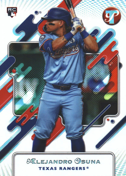 2025 Topps Pristine Refractor Alejandro Osuna RC #58 Texas Rangers
