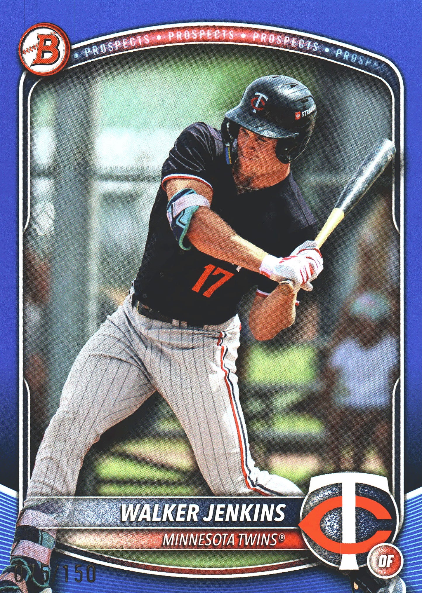 2025 Topps Bowman Draft Blue /150 Walker Jenkins #BD-159 Minnesota Twins