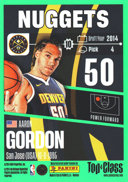 2023 Panini Top Class NBA Aaron Gordon #74 Denver Nuggets