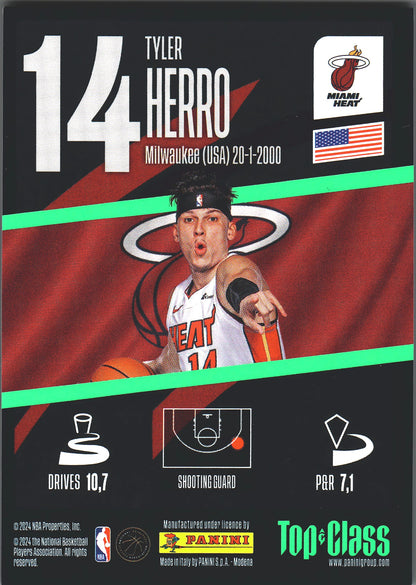 2023 Panini Top Class NBA Supersonic Tyler Herro #146 Miami Heat