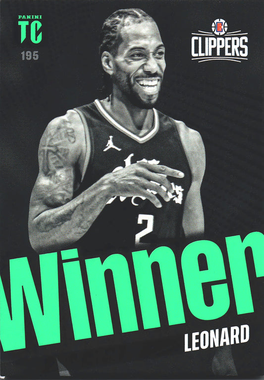 2023 Panini Top Class NBA Winner Kawhi Leonard #195 Los Angeles Clippers