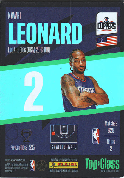 2023 Panini Top Class NBA Winner Kawhi Leonard #195 Los Angeles Clippers
