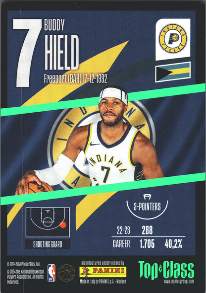 2023 Panini Top Class NBA Rainbow Master Buddy Hield #203 Indiana Pacers