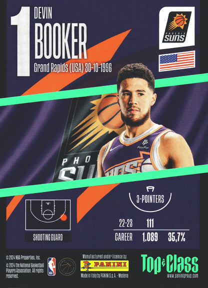2023 Panini Top Class NBA Rainbow Master Devin Booker #215 Phoenix Suns