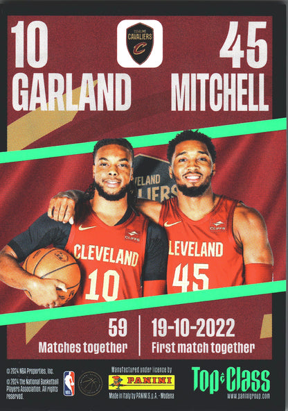 2023 Panini Top Class NBA Synergy Darius Garland / Donovan Mitchell #220 Cleveland Cavaliers