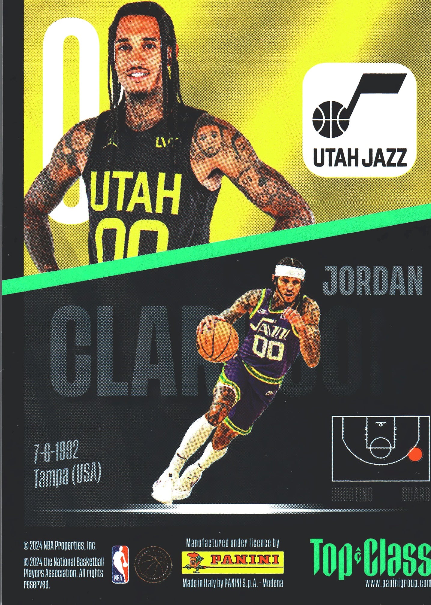 2023 Panini Top Class NBA Holo Giants Jordan Clarkson Utah Jazz