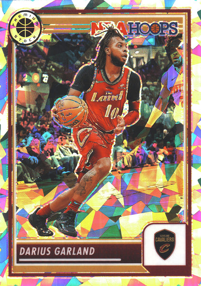 2023 Panini Premium Stock Ice Prizm Darius Garland #135 Cleveland Cavaliers