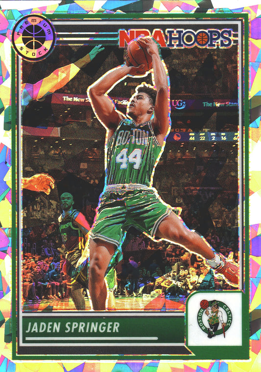 2023 Panini Premium Stock Ice Prizm Jaden Springer #261 Boston Celtics