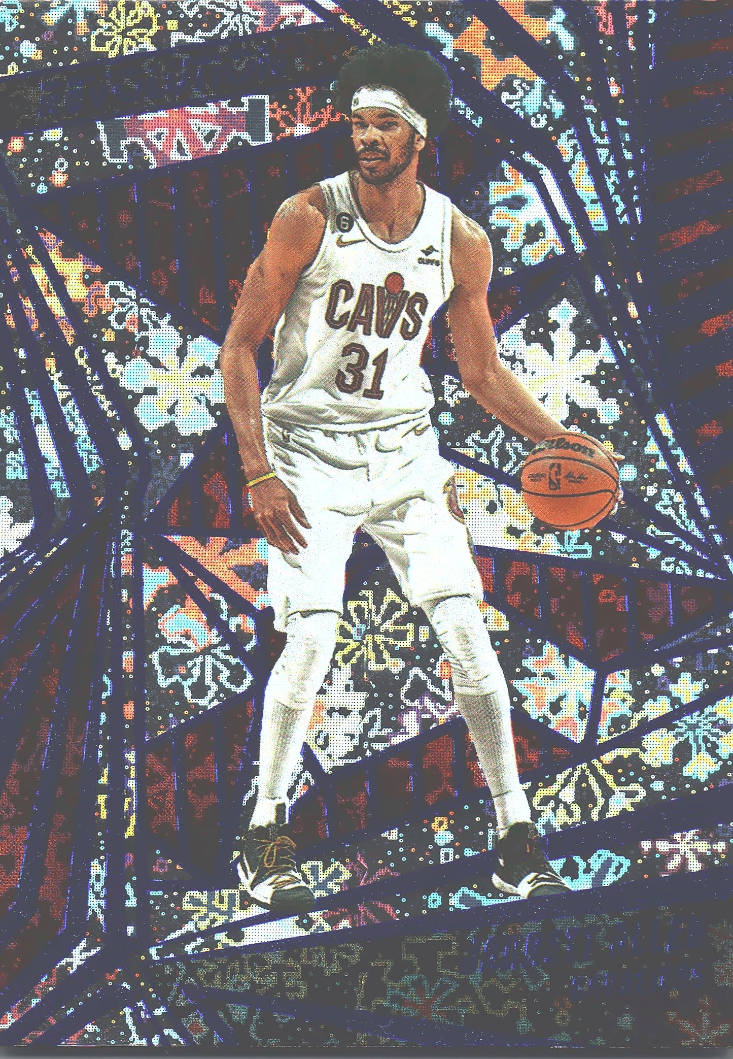 2023 Panini Revolution Winter Jarrett Allen #9 Cleveland Cavaliers