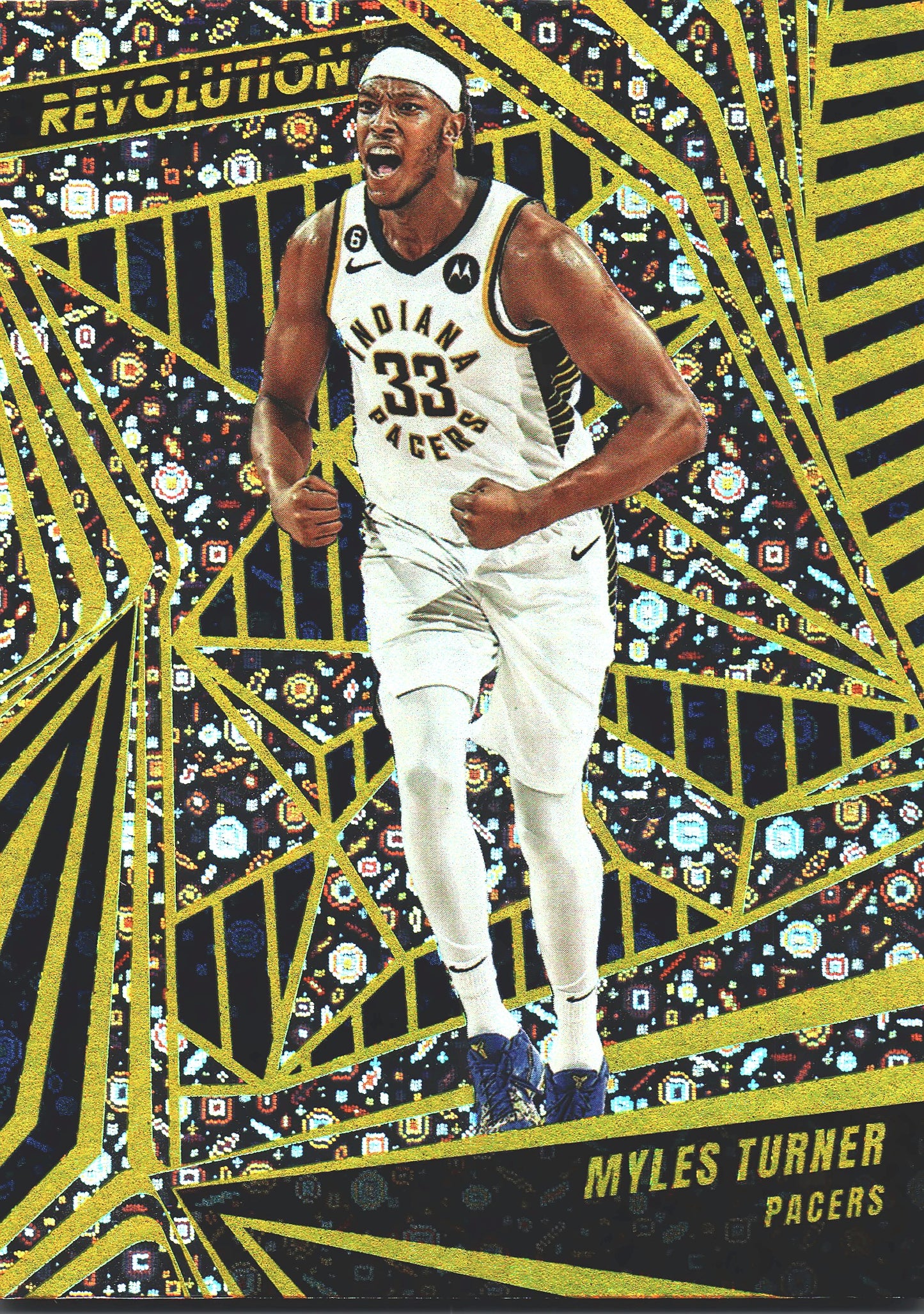 2023 Panini Revolution Winter Blizzard Myles Turner #91 Indiana Pacers
