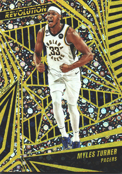 2023 Panini Revolution Winter Blizzard Myles Turner #91 Indiana Pacers
