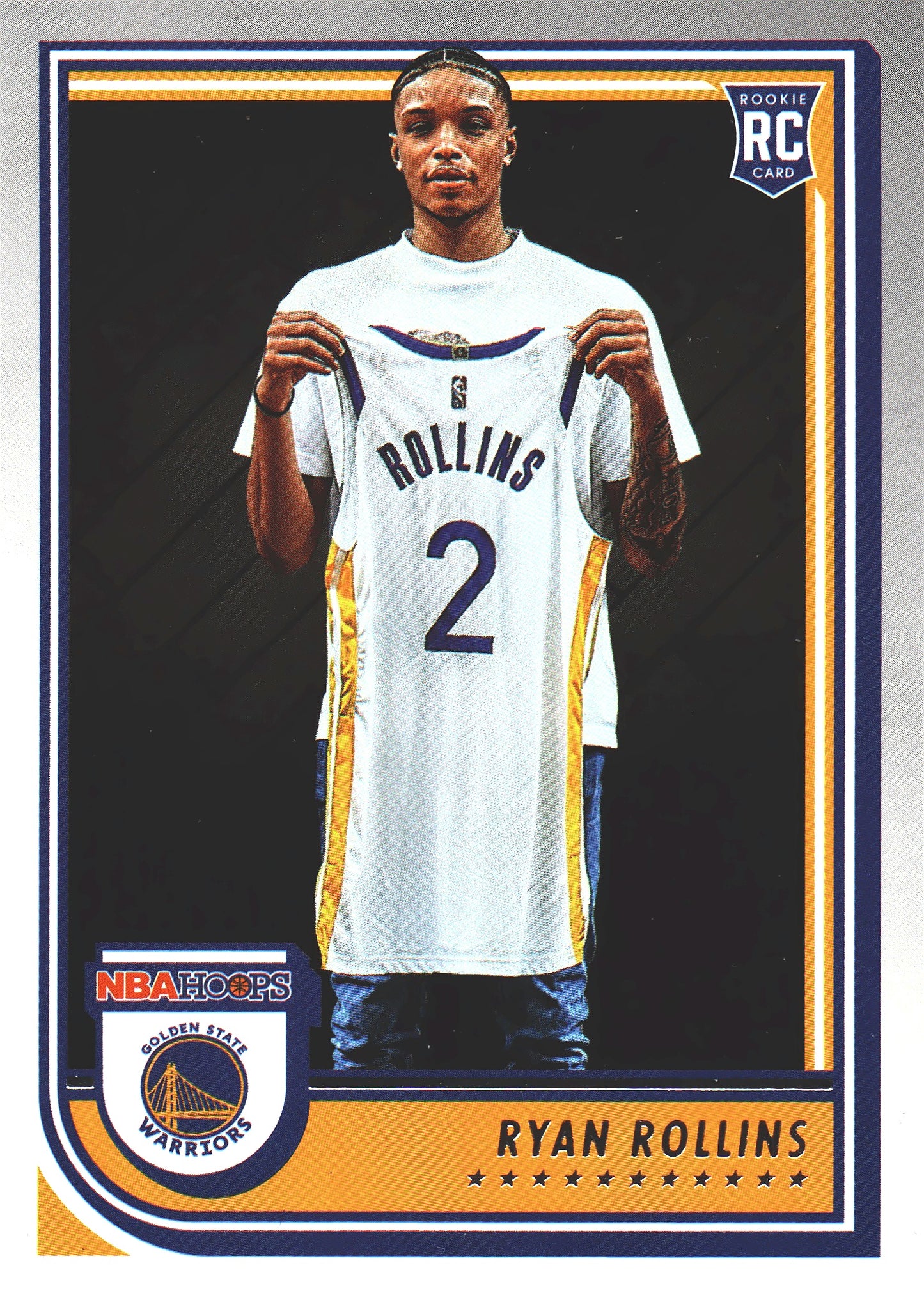 2022 Panini Hoops Ryan Rollins RC #277 Golden State Warriors