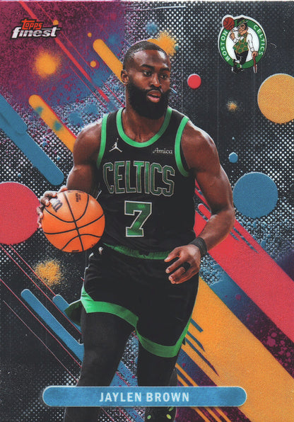 2025 Topps Finest NBA Jaylen Brown #22 Boston Celtics
