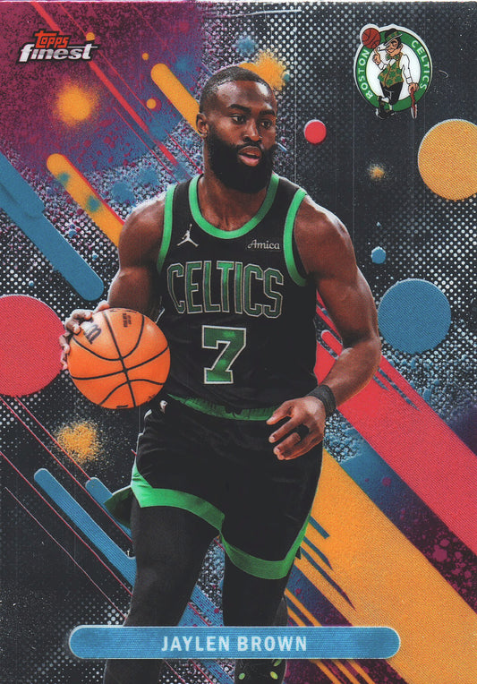 2025 Topps Finest NBA Jaylen Brown #22 Boston Celtics