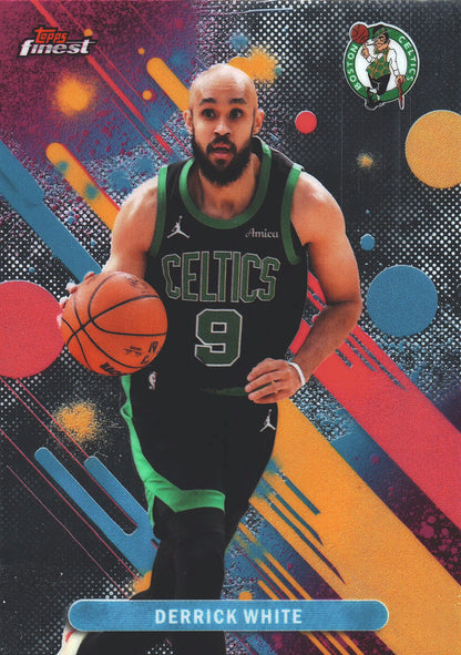 2025 Topps Finest NBA Derrick White #23 Boston Celtics