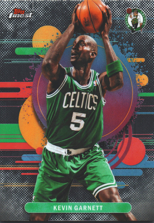 2025 Topps Finest NBA Kevin Garnett #196 Boston Celtics