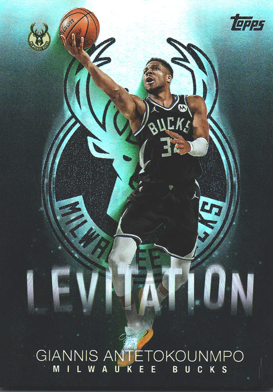 2025 Topps NBA Levitation Giannis Antetokounmpo #L-5 Milwaukee Bucks