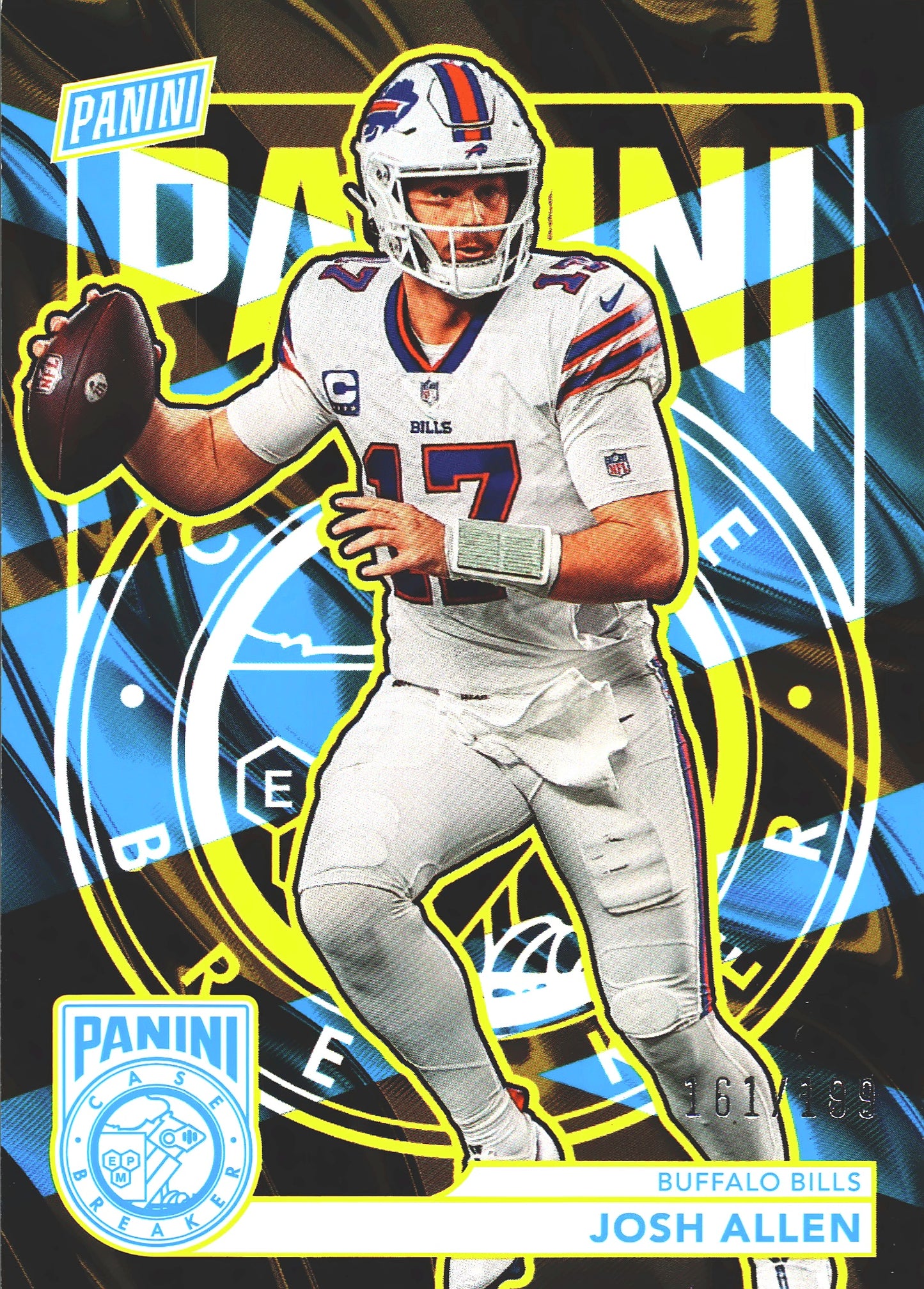 2023 Panini National Blue /199 Josh Allen #2 Buffalo Bills