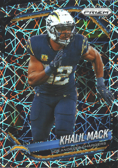 2025 Panini Prizm Lazer Khalil Mack #161 Los Angeles Chargers