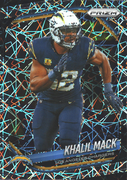 2025 Panini Prizm Lazer Khalil Mack #161 Los Angeles Chargers
