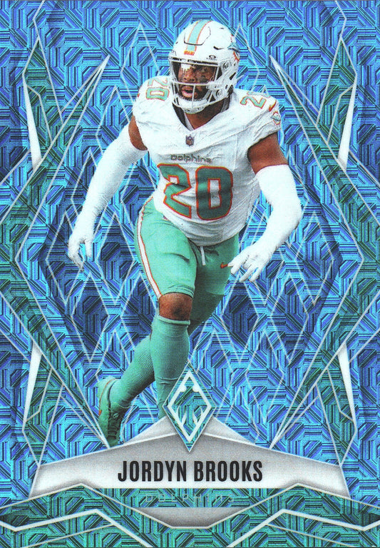 2025 Panini Phoenix Light Blue Mojo /85 Jordyn Brooks #19 Miami Dolphins